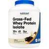 Nutricost Grass-Fed Whey Protein Isolate Powder (Vanilla) 5LBS - Non-GMO, Gluten Free