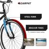 S26205 Adult Beach Cruiser Bike,7 Speed Bicycles, Multiple Colors,26" Inch Wheels, for Men and Women