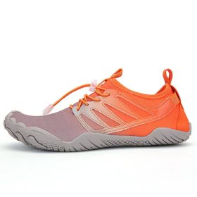 Unisex Hot Fitness Sneaker Cross-Training Crossfit Shoes High Quality Soft Comfortable Breathable Mesh Tennis Yoga Gym Treadmill (Color: orange, size: 37)