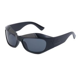 Punk K Sunglasses Men's Amazon Explosive Cycling Sports Sunglasses Women's Glasses Wholesale (Color: C1 bright black all gray)