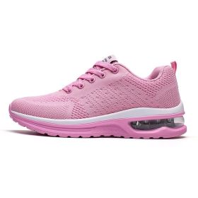 Women and Men Sneakers Breathable Running Shoes Outdoor Sport Fashion Comfortable Casual Couples Gym Mens Shoes Zapatos De Mujer (Color: pink, size: 41)