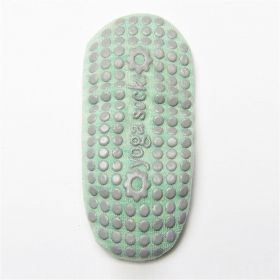 Yoga Grip Bottom Socks, Breathable Comfortable Toe Split Pilates Socks With Non-Slip Cushion (Color: green)