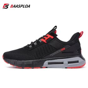 Baasploa New Men's Casual Sneakers Lightweight Breathable Walking Shoes Comfortable Casual Male Non-Slip Running Gym Shoes (Color: 114513-HH, size: 41)