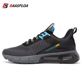 Baasploa New Men's Casual Sneakers Lightweight Breathable Walking Shoes Comfortable Casual Male Non-Slip Running Gym Shoes (Color: 114513-SH, size: 44)